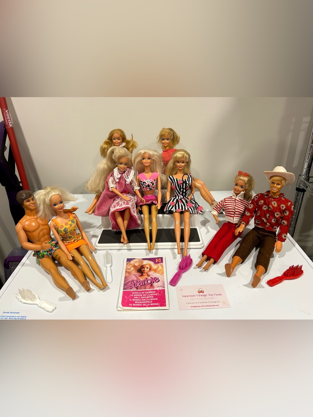 Vintage 1980-90s Barbie & Ken Doll Bundle
